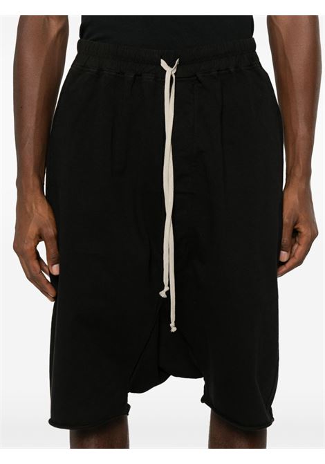 Bermuda con coulisse in nero Rick Owens DRKSHDW - uomo RICK OWENS DRKSHDW | DU02D2380RIGP09