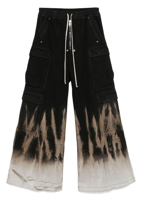 Jeans Double Cargo Jumbo Belas in nero Rick Owens Drkshdw - donna RICK OWENS DRKSHDW | DU02D2398BSUN0983