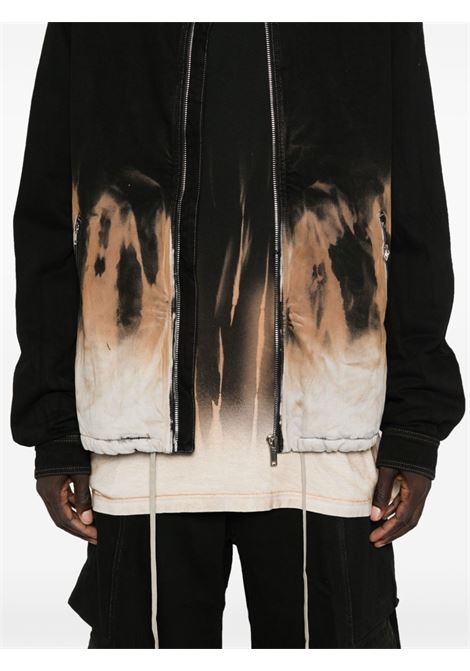 Black tie-dye denim jacket Rick Owens Drkshdw - women RICK OWENS DRKSHDW | DU02D2783BSUN0983