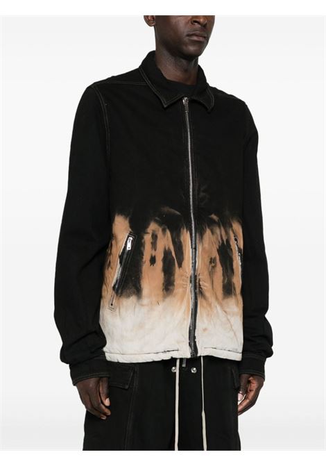 Black tie-dye denim jacket Rick Owens Drkshdw - women RICK OWENS DRKSHDW | DU02D2783BSUN0983