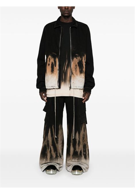 Black tie-dye denim jacket Rick Owens Drkshdw - women RICK OWENS DRKSHDW | DU02D2783BSUN0983