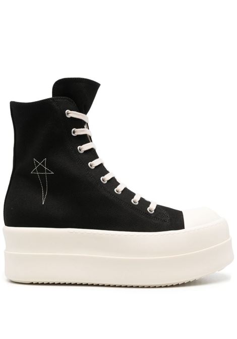 Black double bumper sneakers Rick Owens Drkshdw - men RICK OWENS DRKSHDW | Sneakers | DU02D2831DOEM99811