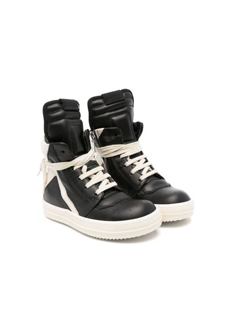 Black geobaskets sneakers Rick Owens Kids - unisex