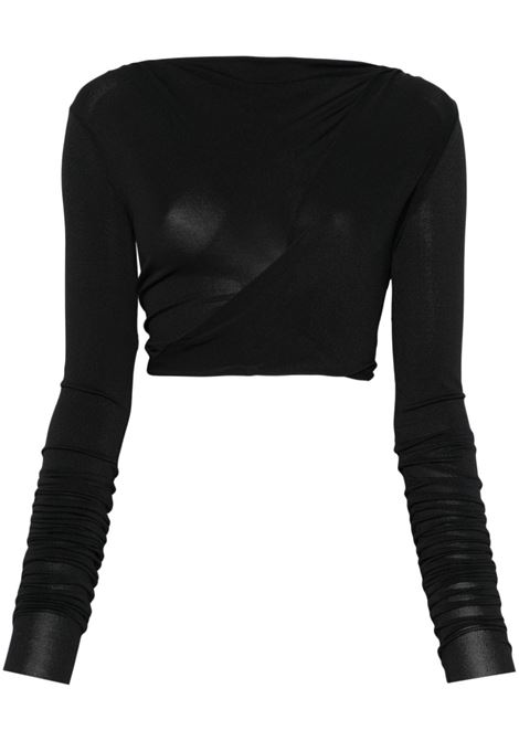 Top corto in nero Rick Owens Lilies - donna RICK OWENS LILIES | Top | LI02D5204CVI09