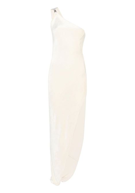 White Velour maxi dress Rick Owens Lilies - women RICK OWENS LILIES | Dresses | LI02D5513VST114