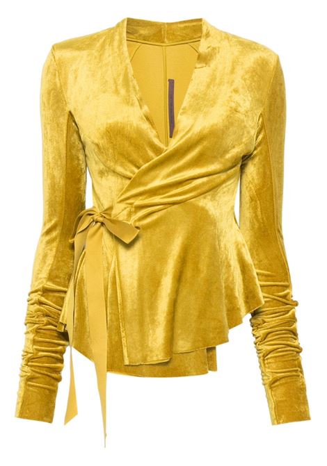 Yellow Hollywoon jacket Rick Owens Lilies - women