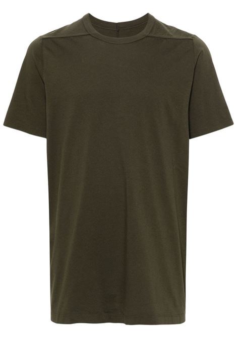 Forest green Level T cotton T-shirt Rick Owens - men RICK OWENS | T-shirt | RU02D6264JA75