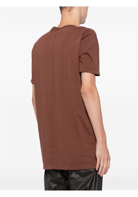 T-shirt Level in marrone terracotta Rick Owens - uomo RICK OWENS | RU02D6264JA93