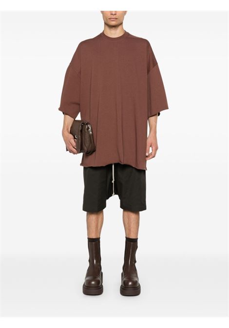 Brown Tommy T-shirt Rick Owens - men RICK OWENS | RU02D6283BA93