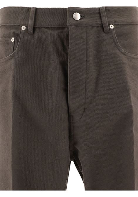Jeans a gamba dritta in grigio Rick Owens - uomo RICK OWENS | RU02D6333TB78
