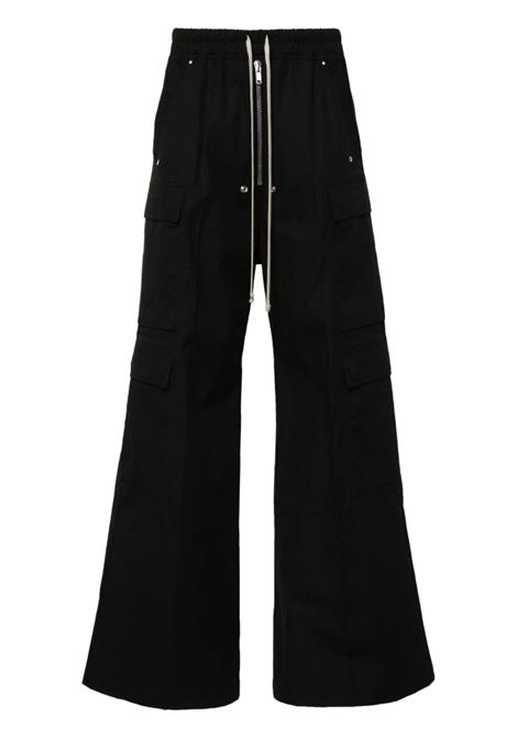 Black Cargobelas wide-leg trousers Rico owens - men RICK OWENS | RU02D6339TE09