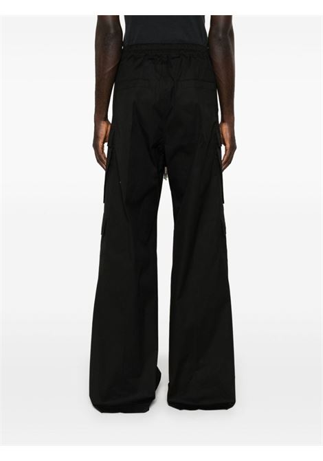 Pantaloni Cargobelas a gamba ampia in nero Rick Owens - uomo RICK OWENS | RU02D6339TE09