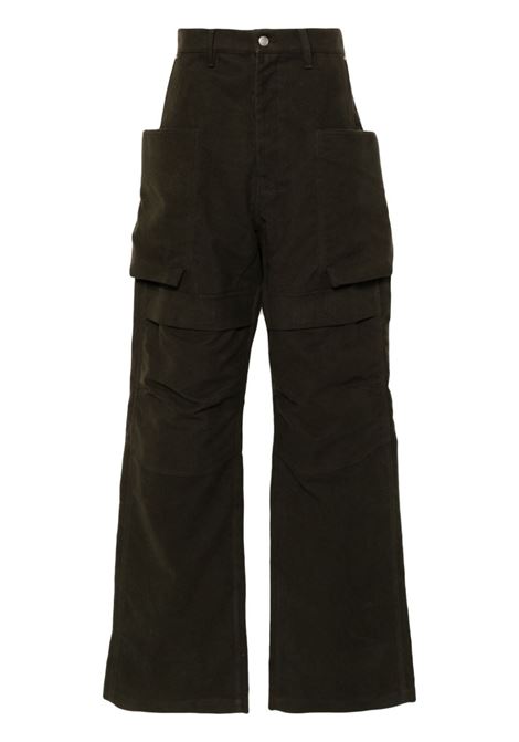 Forest green Stefan cotton cargo jeans Rick owens - men RICK OWENS | RU02D6346TB75