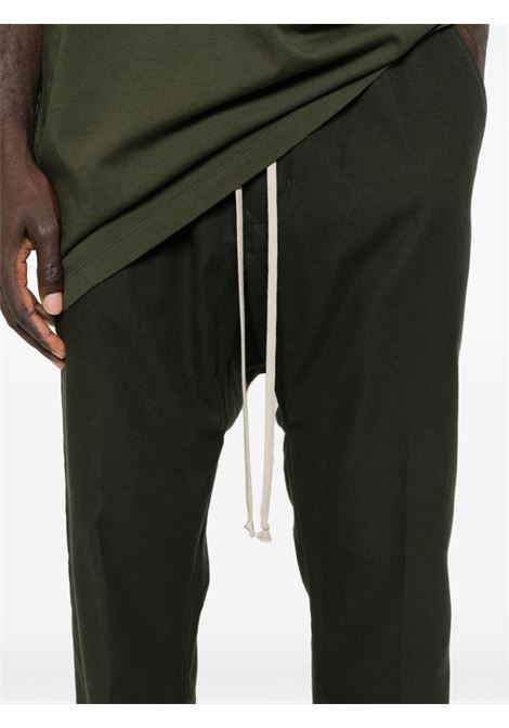 Pantaloni con coulisse in nero Rick Owens - uomo RICK OWENS | RU02D6380FL75