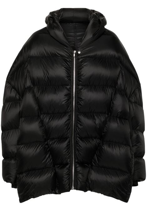 Black Hooded Peter puffer jacket Rick Owens - men