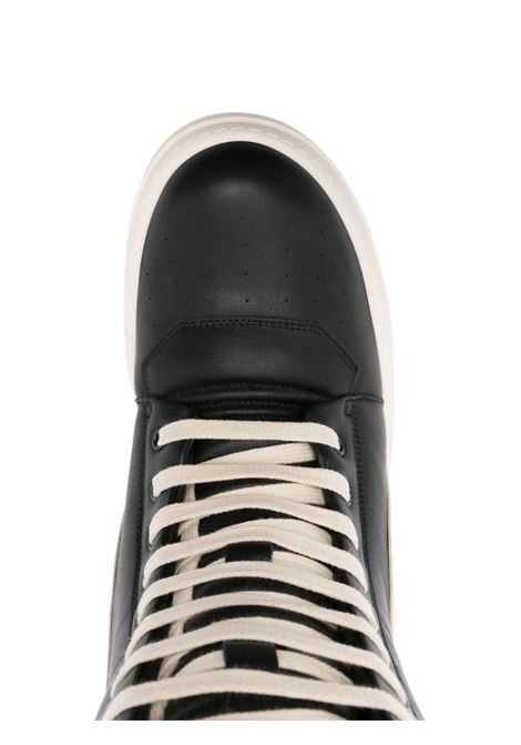 Sneakers geobasket in nero e bianco Rick Owens - uomo RICK OWENS | RU02D6855LCO911