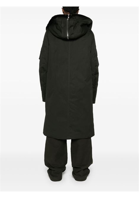 Forest green hooded padded parka Rick Owens - men  RICK OWENS | RU02D6980TE75