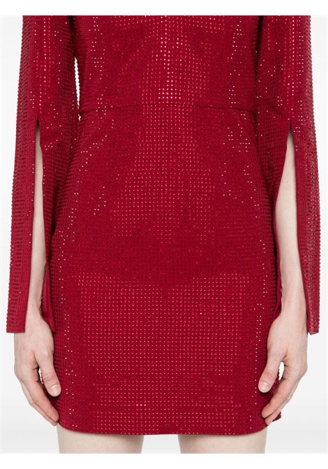 Red rhinestone-embellished mini dress Roland Mouret - women ROLAND MOURET | RMPF24019SR