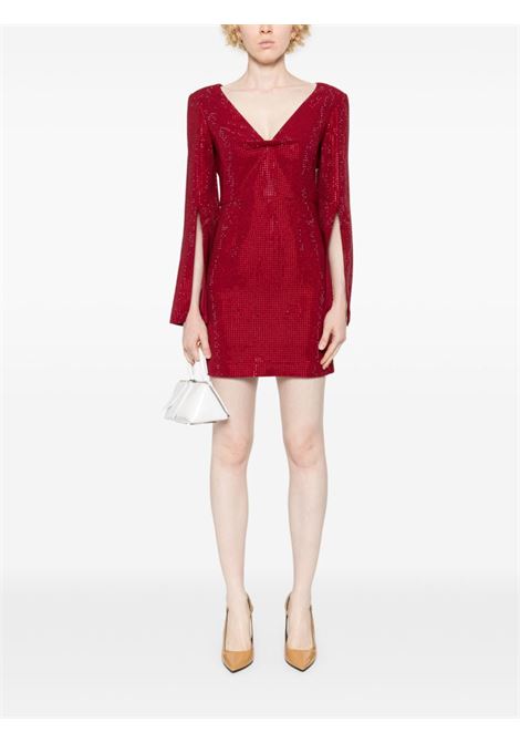 Red rhinestone-embellished mini dress Roland Mouret - women ROLAND MOURET | RMPF24019SR