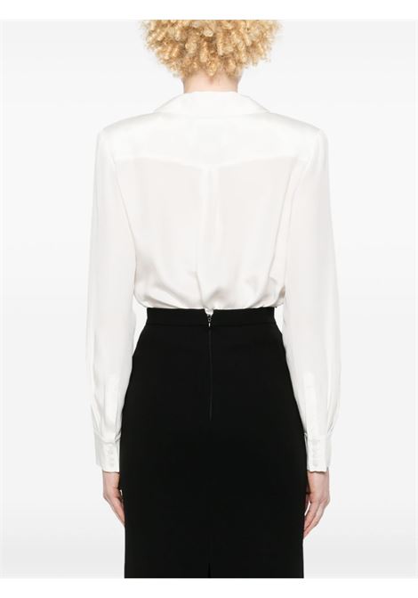 Body stile camicia in bianco di Roland Mouret - donna ROLAND MOURET | RMPF24061BW