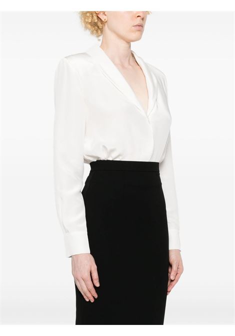 Body stile camicia in bianco di Roland Mouret - donna ROLAND MOURET | RMPF24061BW