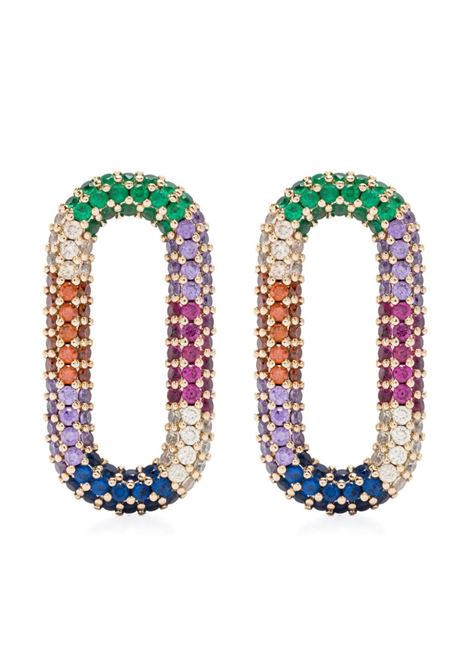 Multicolour Royal drop earrings Rosantica - women