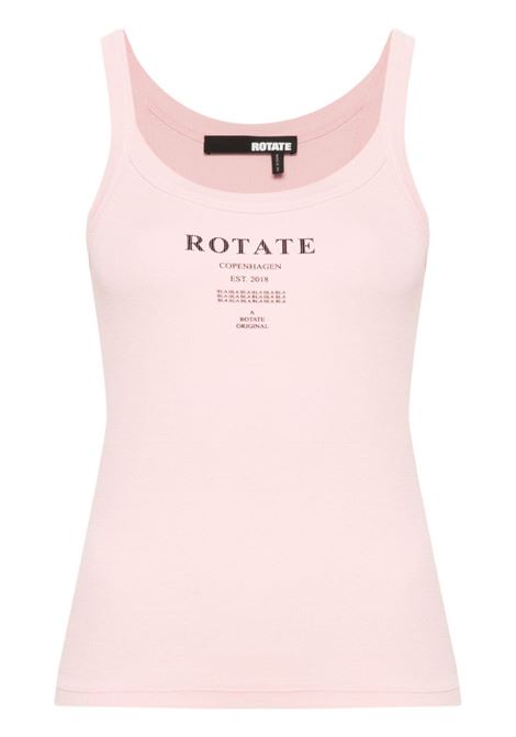 Pink logo-print tank top Rotate - women ROTATE SUNDAY | 11243910111011