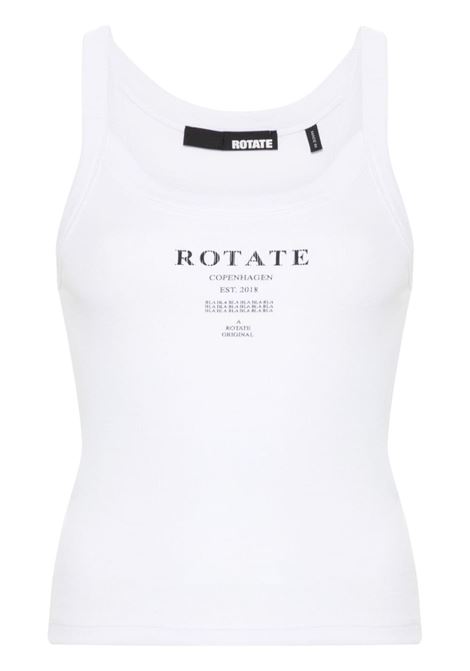 White logo-print tank top Rotate - women ROTATE SUNDAY | 112744400400