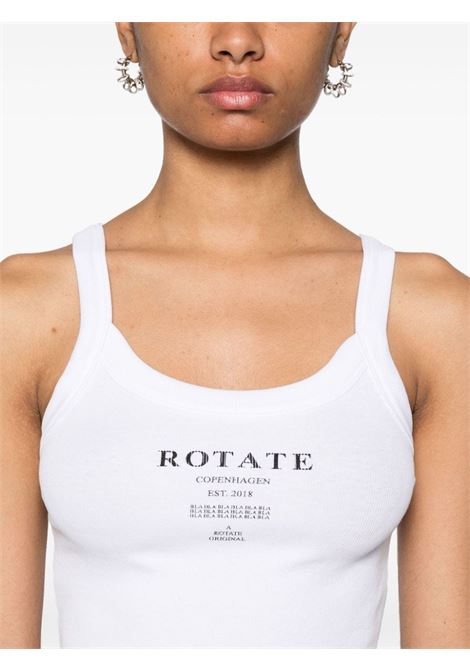 White logo-print tank top Rotate - women ROTATE SUNDAY | 112744400400