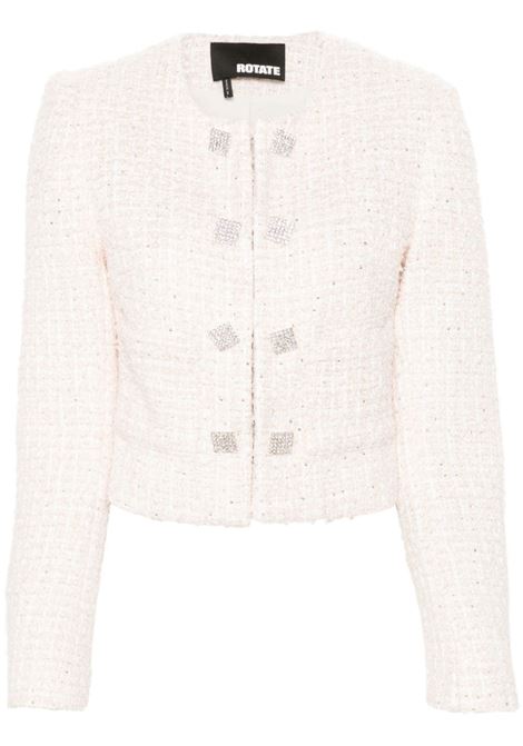 White sequin-embellished jacket Rotate - women ROTATE | 11277210111011