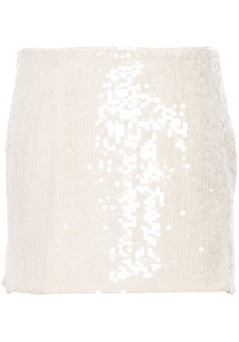 White sequinned mini skirt Rotate - women ROTATE | 112870857857