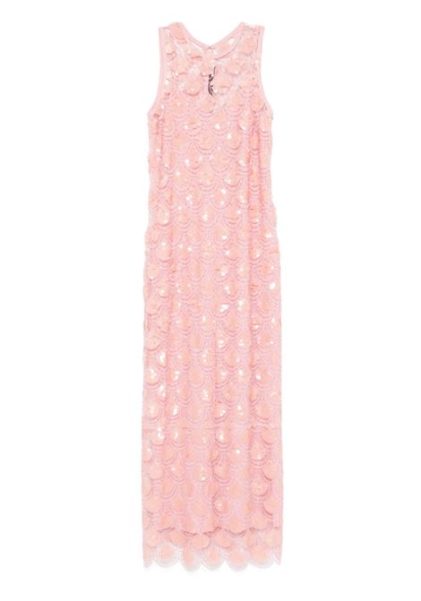 Pink sleeveless maxi dress Rotate - women ROTATE | 11322119221922