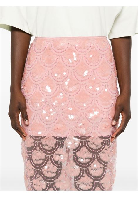 Pink sequinned pencil skirt Rotate - women ROTATE | 11344619221922