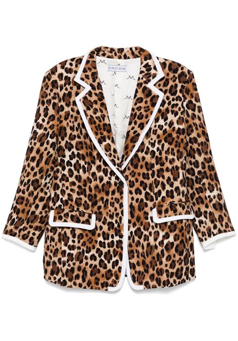 Leopard-print blazer Rowen Rose - women ROWEN ROSE | RR175LPRD