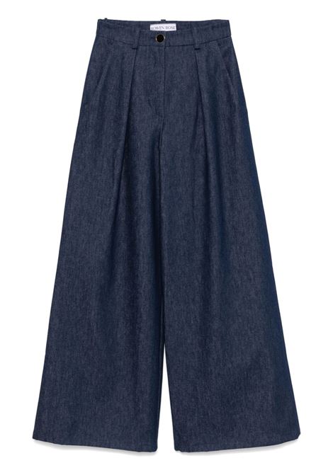 Dark blue wide-leg jeans ROWEN ROSE - women ROWEN ROSE | Jeans | RR229BL