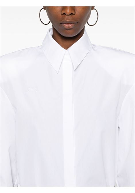 White oversized-shoulder shirt Rowen Rose - women ROWEN ROSE | RR238WHT