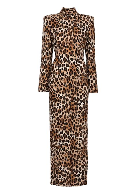 Leopard-print maxi dress Rowen Rose - women ROWEN ROSE | Dresses | RR323LPRD