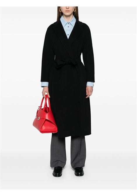 Black esturia belted coat S Maxmara - women S MAXMARA | 2429016131600013