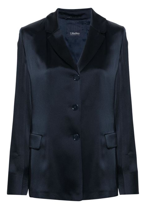 Blue single-breasted blazer 'S Max Mara - women 'S MAXMARA | Blazers | 2429046031600005