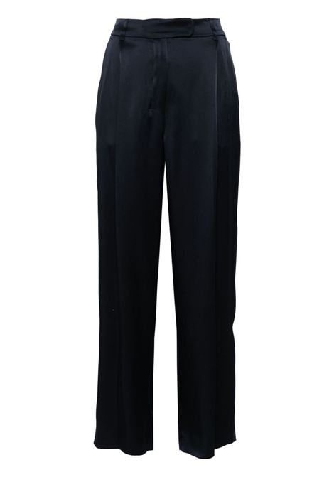 Blue amleto satin-finish trousers S Maxmara - women S MAXMARA | 2429136031600005