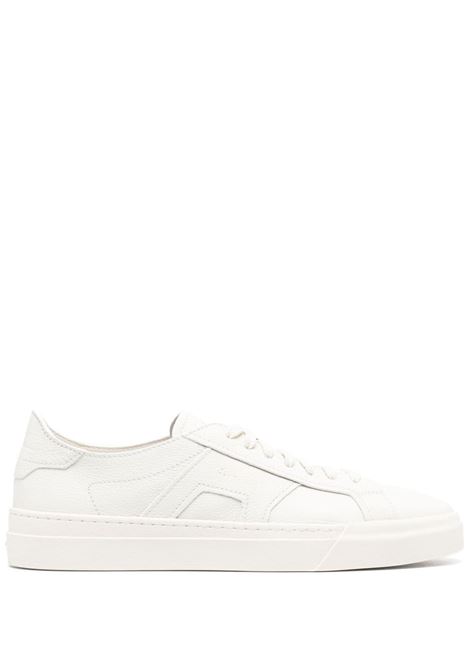 White logo-detail low-top sneakers Santoni - men 