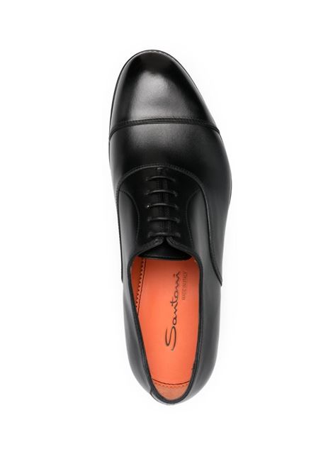 Black lace-up derby shoes Santoni - men SANTONI | MCCO14709JJ1BMCGN01