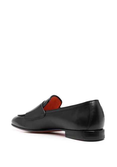 Black egidio loafers Santoni - men SANTONI | MCNC16055LA3BMCGN01