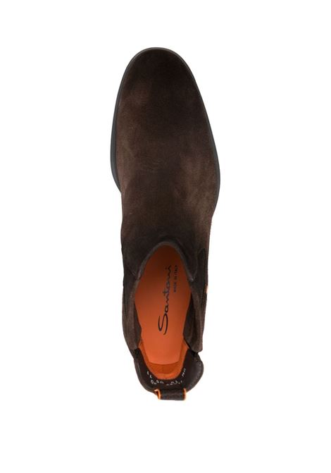 Brown Chelsea boots Santoni - men SANTONI | MGEO18937NEAXGEXT50