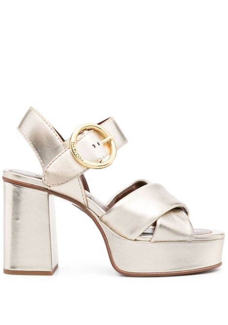 Platinum lyna high-heel sandals - women SEE BY CHLOÉ | SB36033A056