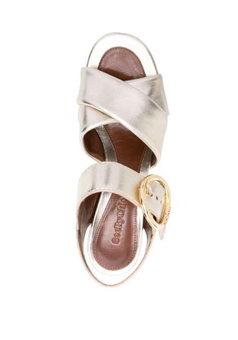 Platinum lyna high-heel sandals - women SEE BY CHLOÉ | SB36033A056