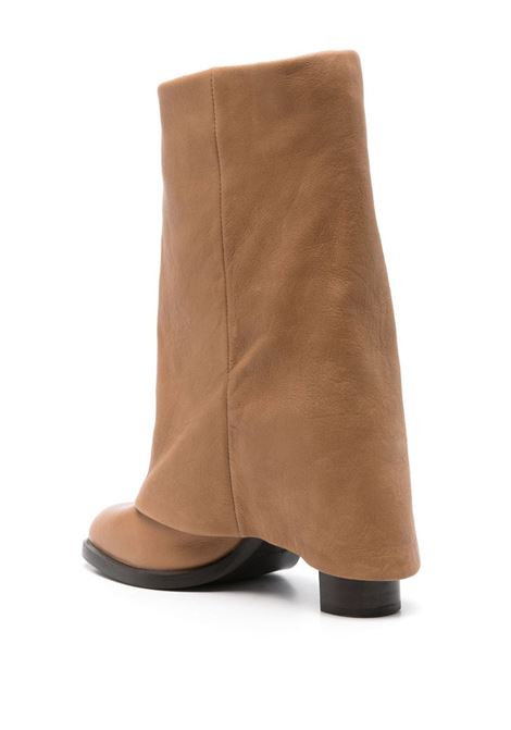 Brown 85mm debossed-logo boots See by Chlo? - women SEE BY CHLOÉ | SB43060A533