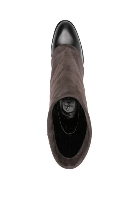Stivali Melia 90mm in nero e marrone di See by Chloé - donna SEE BY CHLOÉ | SB43060A999