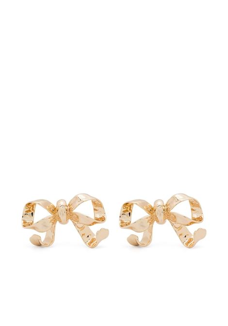 Gold-tone Bow earrings Self-Portrait - women SELF-PORTRAIT | AW24618GD