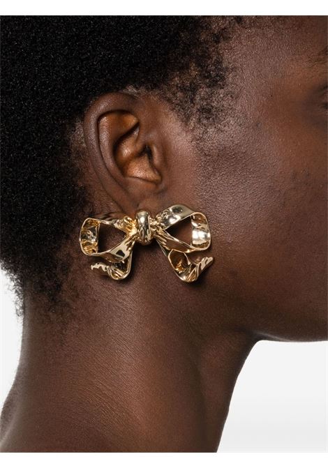 Gold-tone Bow earrings Self-Portrait - women SELF-PORTRAIT | AW24618GD